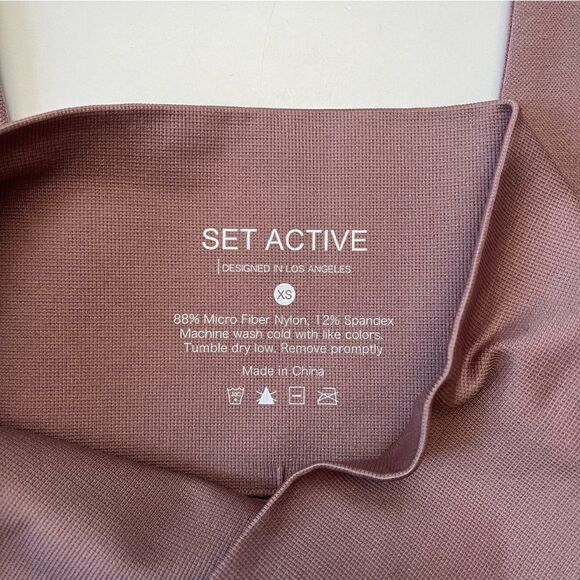 Set Active NWT Sculpt Flex Leggings in Bloom XS - Picture 3 of 7